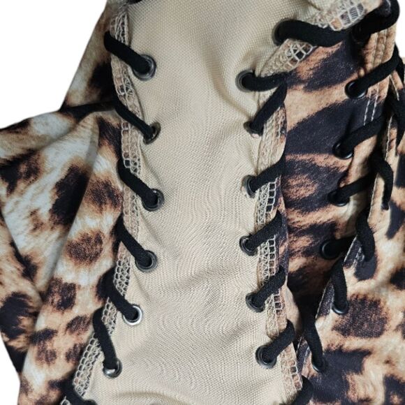 GOOD AMERICAN Whip Stitch Compression One-Piece Swimsuit - Size Small - Picture 9 of 9